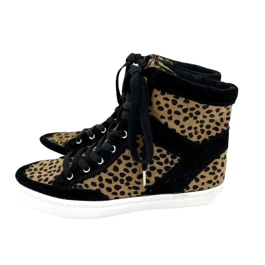 Rebecca Minkoff Smith Animal Print  High Top Sneakers