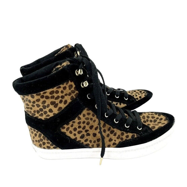 Rebecca Minkoff Smith Animal Print  High Top Sneakers
