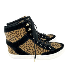 Rebecca Minkoff Smith Animal Print  High Top Sneakers