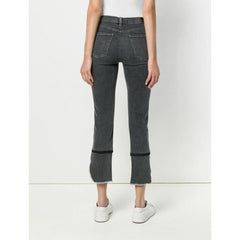 J Brand High Rise Fray Crop Straight Leg Ruby Jeans