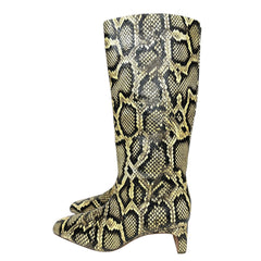 Loeffler Randall Leighton Sahra Tall Snake Leather Print Boots