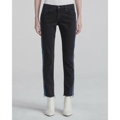 Rag & Bone Dre Low Rise Stretch Ankle Jeans Side Stripes