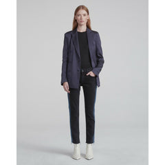 Rag & Bone Dre Low Rise Stretch Ankle Jeans Side Stripes