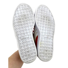 Puma Womens Varsity Sneakers Red 36773503 Low Top Lace Up Red Suede - PRE-OWNED