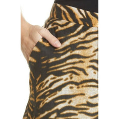 Rachel Comey Sycamore Tiger Print High Rise Linen Shorts