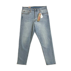 Levi's Wedgie Fit High Rise Light Wash Crop Blue Denim Jeans