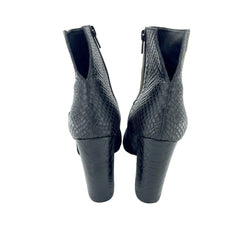 Chinese Laundry Kristin Cavallari Black Multi Color-block Booties - PRE-OWNED