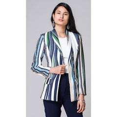 Sachin & Babi Uva Striped Open Front Blazer