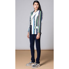 Sachin & Babi Uva Striped Open Front Blazer
