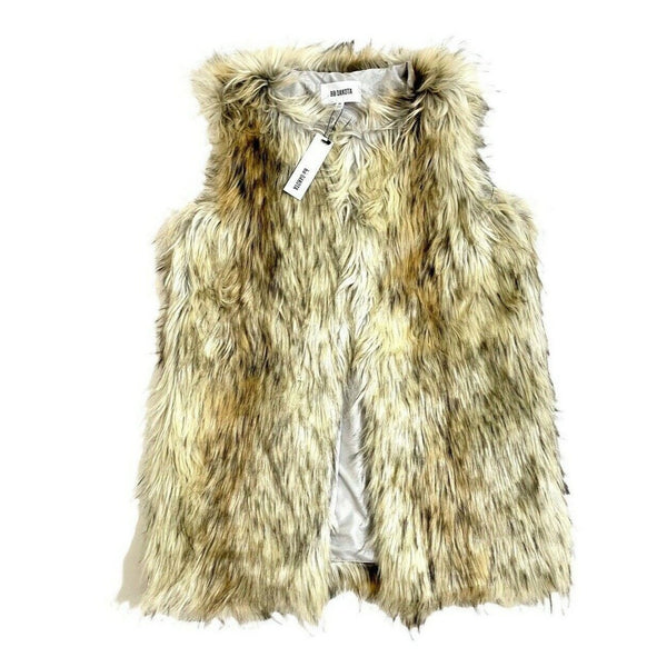 BB Dakota Shaggy Faux Fur Vest