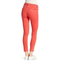 Hudson Jeans Natalie Midrise Ankle Super Skinny Jeans Red Currant