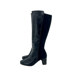 Paul Green Belmont Leather Knee High Black Boots
