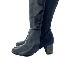 Paul Green Belmont Leather Knee High Black Boots