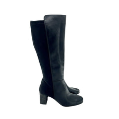Paul Green Belmont Leather Knee High Black Boots