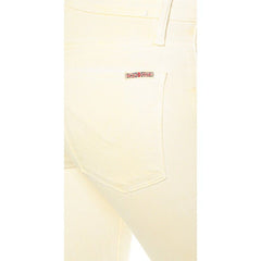 Hudson Jeans Nico Mid Rise Super Skinny Mellow Yellow Jeans