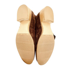 Charles David Amorosa Brown Suede Leather Over-The-Knee Boots