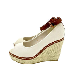 Marina Yachting Open Toe Espadrille Ankle Strap Wedge Sandals