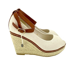 Marina Yachting Open Toe Espadrille Ankle Strap Wedge Sandals