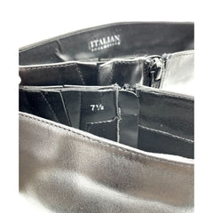 Italian Shoemakers Lara Black Leather Riding Boots