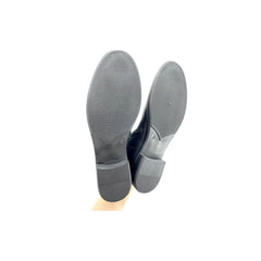 Italian Shoemakers Lara Black Leather Riding Boots