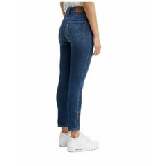 Levi's 721 High Rise Ankle Zip Medium Wash Skinny Jeans