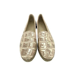 Vicini Tapeet Metallic Embossed Leather Loafer