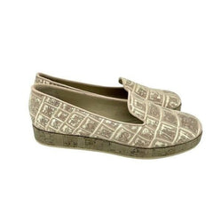 Vicini Tapeet Metallic Embossed Leather Loafer