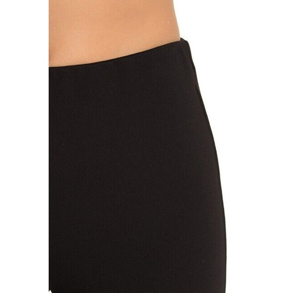 Rag & Bone Simone Lace Up Black Stretch Crop Ankle Pants