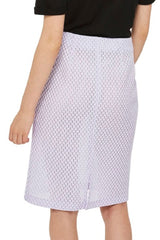 Topshop Airtex Mesh Pencil Front Zip Skirt