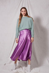 Topshop Baby Blue Eyelash Knitted Fuzzy Sweater