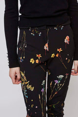 Topshop Floral Print Slim Pants
