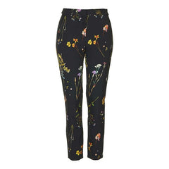 Topshop Floral Print Slim Pants