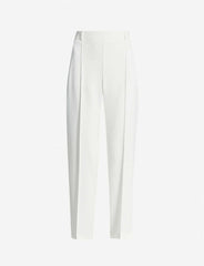 Topshop White High Rise Woven Suit Pants