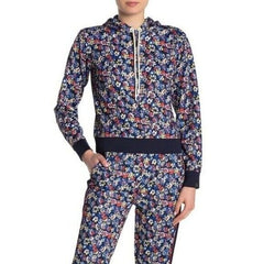 Rag & Bone Floral Print Hoodie Sweatshirt