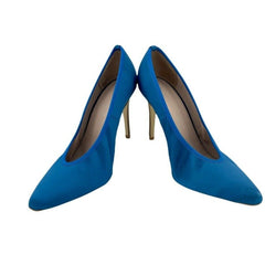 Daniele Ancarani Blue Satin Pumps