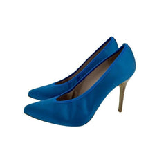 Daniele Ancarani Blue Satin Pumps