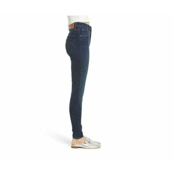 Levi's Mile High Super Skinny High Rise Jeans Dark Wash