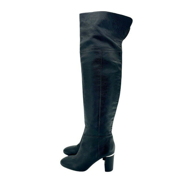 Lewit Renata Black Leather Over the Knee Boots