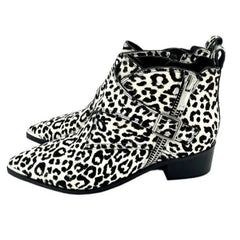 Marc Fisher Elizabeth Sulcer Yanila Animal Print Calf Hair Boots