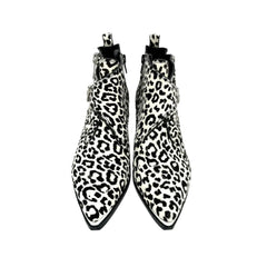 Marc Fisher Elizabeth Sulcer Yanila Animal Print Calf Hair Boots
