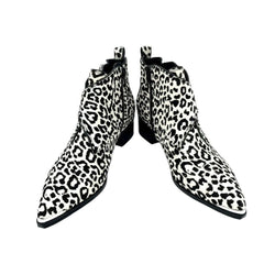 Marc Fisher Elizabeth Sulcer Yanila Animal Print Calf Hair Boots