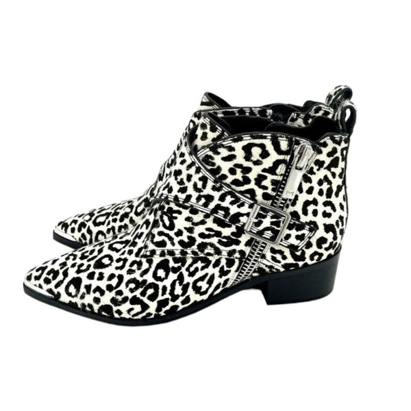 Marc Fisher Elizabeth Sulcer Yanila Animal Print Calf Hair Boots