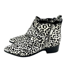 Marc Fisher Elizabeth Sulcer Yanila Animal Print Calf Hair Boots