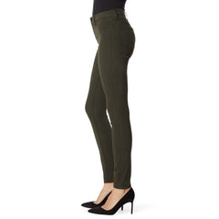 J Brand 485 Ivy Vine Green Super Skinny Sateen Jeans