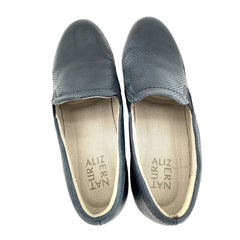 Naturalizer Marianne Perforated Leather Black Loafers - PRE-OWNED