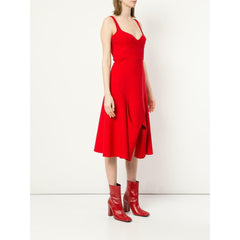 Dion Lee Corset Bustier Double Wool Circle Loop Midi Rec Dress