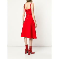 Dion Lee Corset Bustier Double Wool Circle Loop Midi Rec Dress