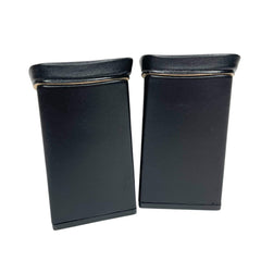 Schutz Black Crystal Clear Slip On Sandals