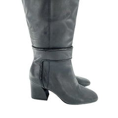 Donald J. Pliner Goa Black Leather Tall Boots