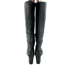 Donald J. Pliner Goa Black Leather Tall Boots